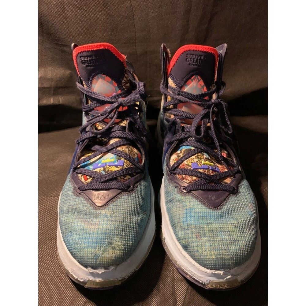 Nike LeBron 19 Fast Food-Dutch Blue US Mens Size 15 Basketball Shoes